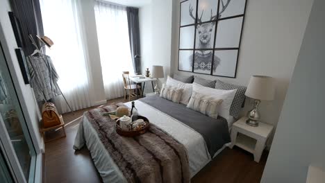 comfy and stylish apartment studio bedroom decoration