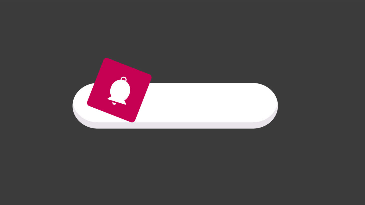 Notification Button with Bell Icon