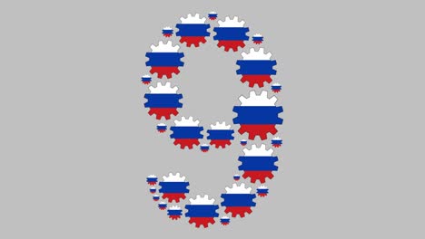 russian number nine