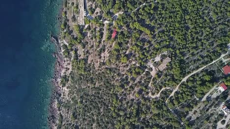 Forward-straight-down-drone-shot-over-the-island-of-Aigina-in-Greece