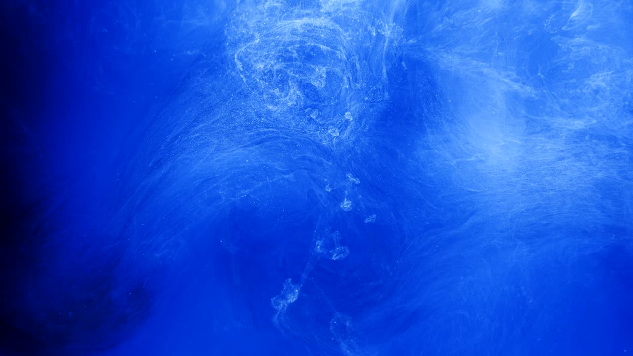 nube de tinta movimiento azul animación tranquila agua