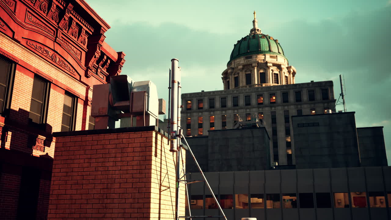 도시 스카이라인의 전망