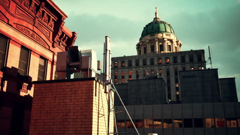 a view of the city skyline