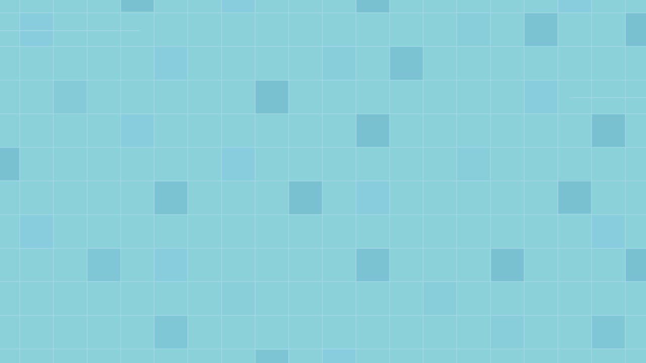 A seamless animation of a blue grid with black lines and faint pixel ...