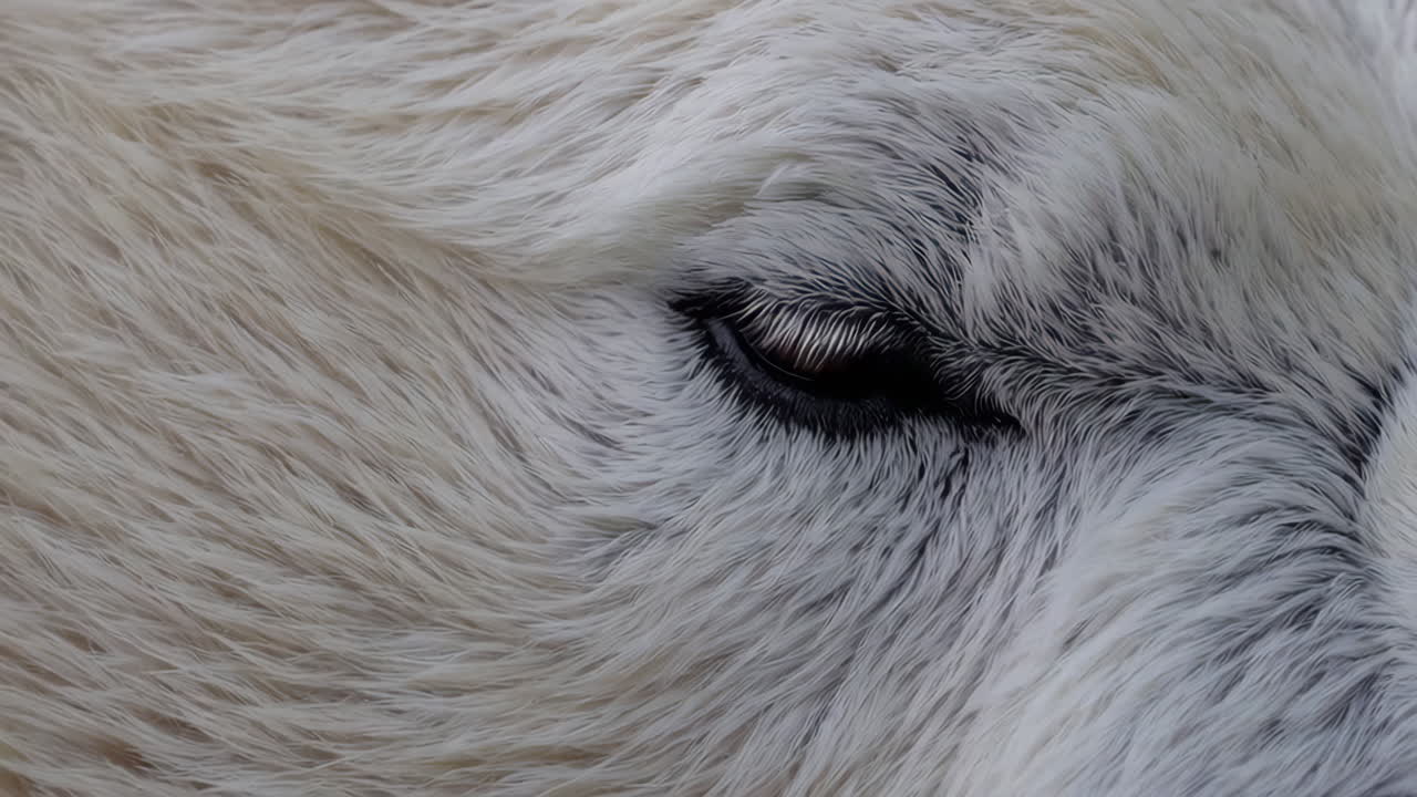Close-up of a Polar Bear's Eye