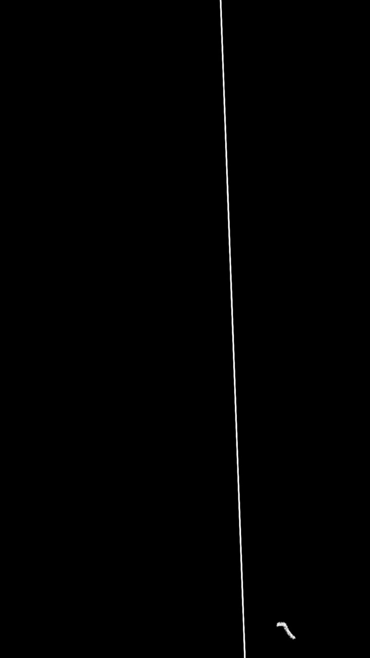 Strisce di luce bianca astratte in movimento su sfondo nero