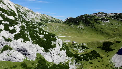kamnik-savinja alps, korosica, slovenia,drone aerial