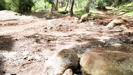 Cielo-De-La-Aldea-Al-Aire-Libre-Hermoso-Paisaje-De-La-Aldea-Del-Bosque-Del-Paisaje-Aéreo---Fotografía-Aérea-Del-Bosque-Rural-Kenia---Controlador-Inalámbrico-De-Drones-Quadcopter