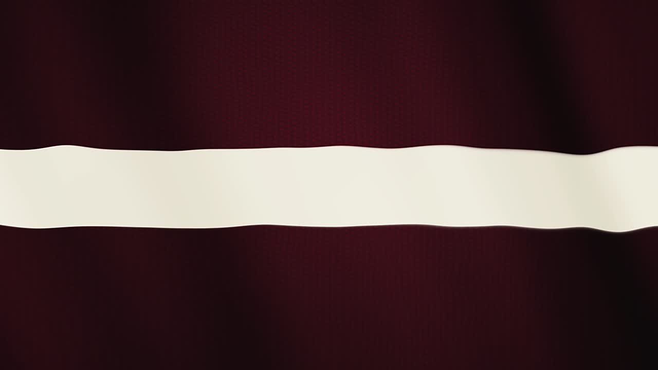 Latvia flag waving animation. Full Screen. Symbol of the country