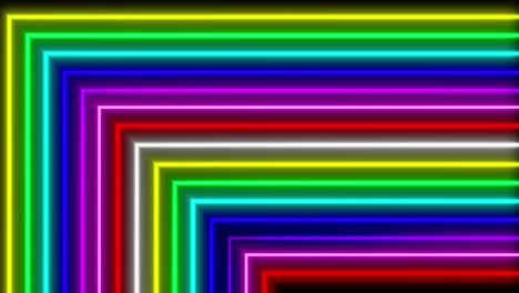 neon line illumination animation motion graphics