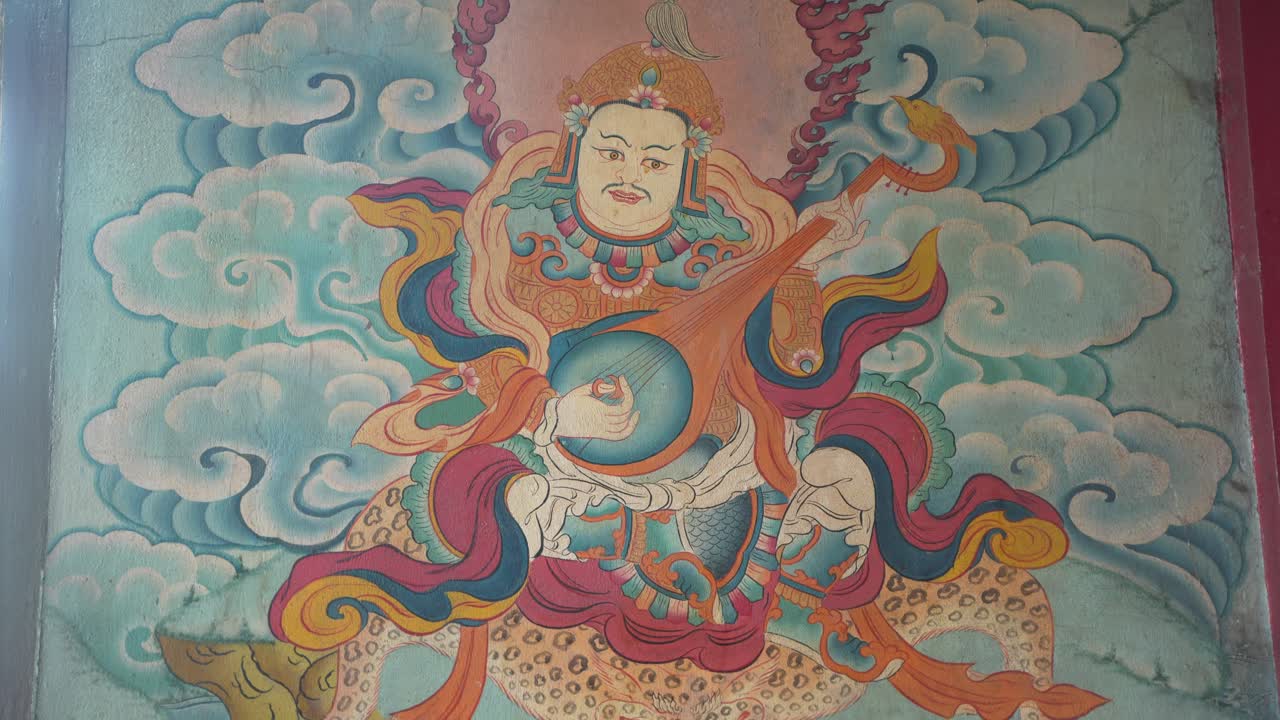 Different parts of a Buddhist temple or monetary. A Salugara Monastery which is located in New Jalpaiguri