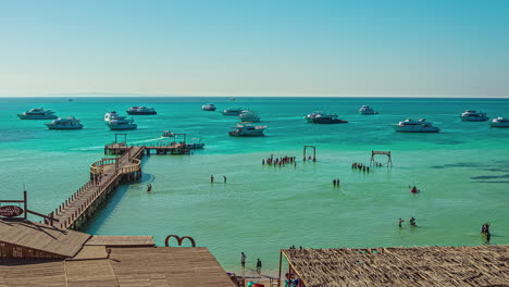 timelapse de la bahía naranja de egipto