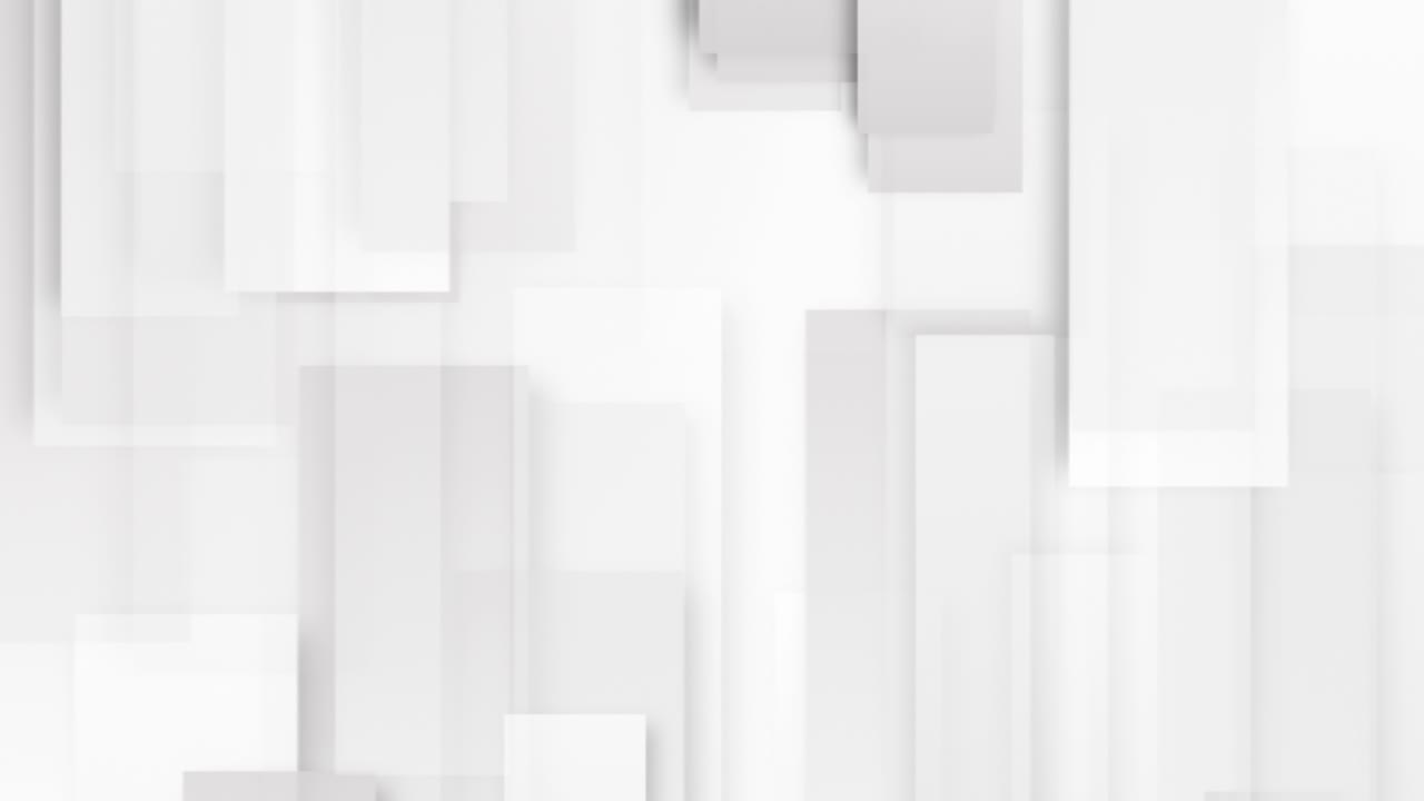 fondo de movimiento geométrico mínimo abstracto gris y blanco. bucle sin costuras. animación de video ultra hd 4k
