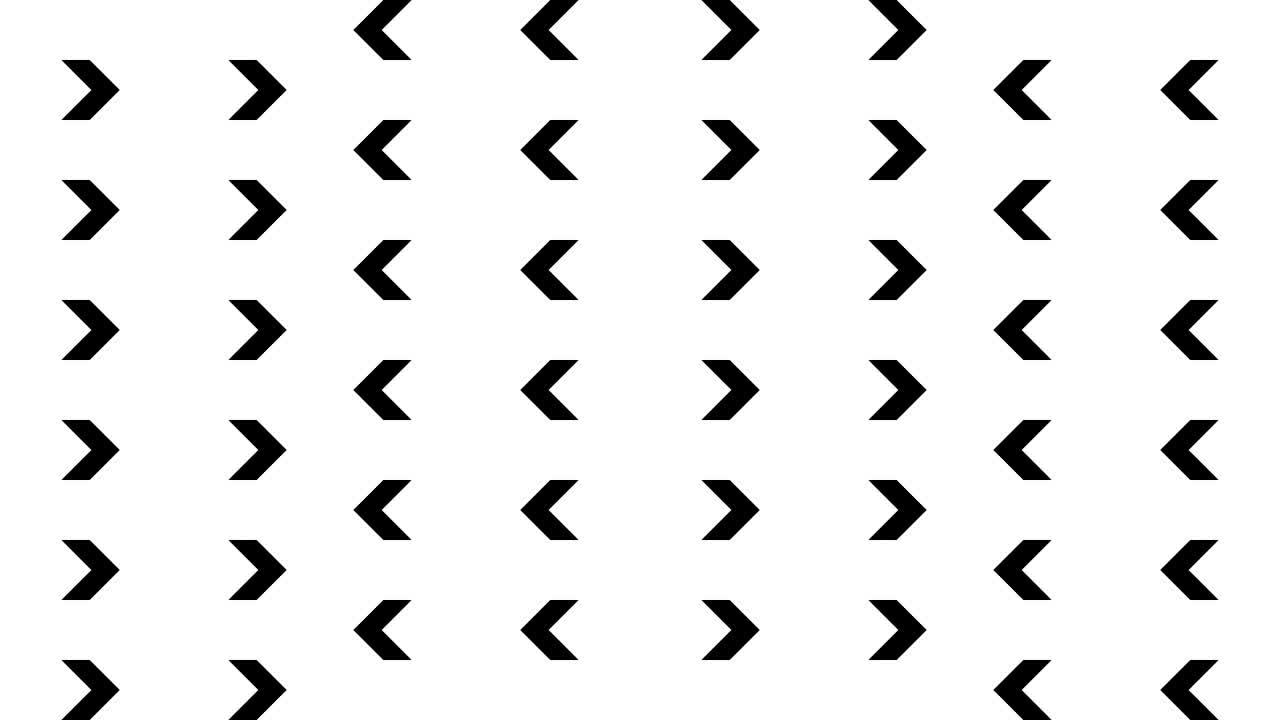 ultra hd 4k video de la formación de múltiples flechas para completar la base blanca en forma de onda, fondos de movimiento cgi de alta definición ideales para la edición, ideales para luma keying y enmascarado