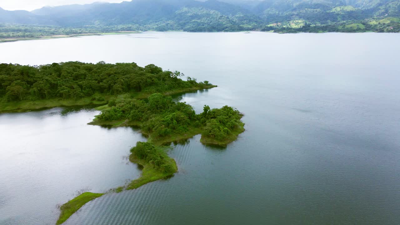 Drone Over Lake Arenal, Costa Rica