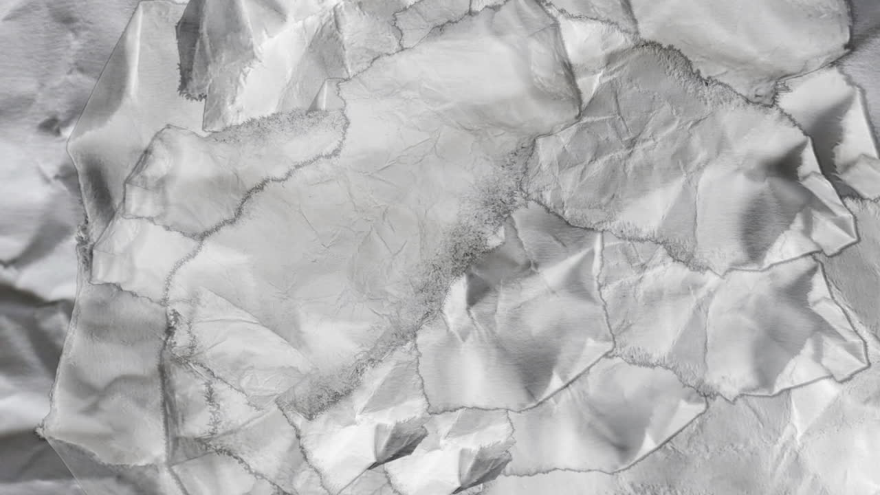 Sfondo astratto dinamico con texture di carta stropicciata e strappata