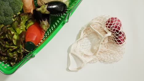 shopping for fresh produce