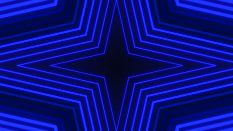 A Blue Star With A Black Center