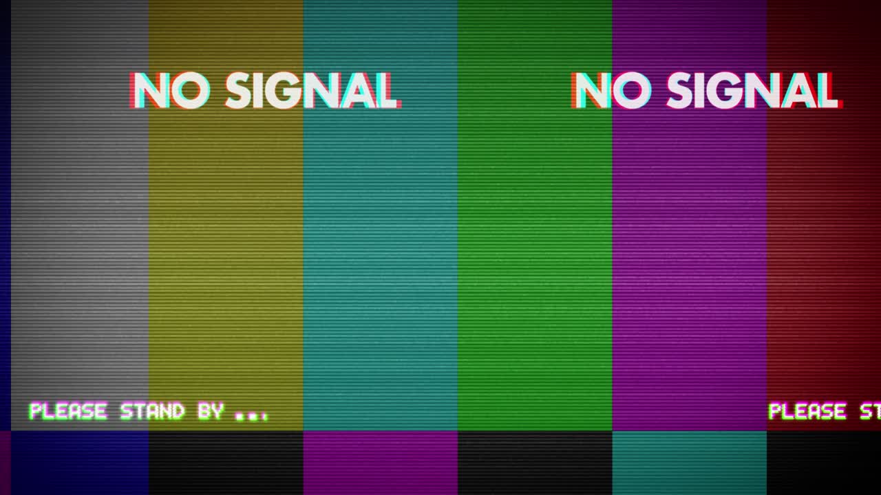 barras de color bucle a-con el texto-4k