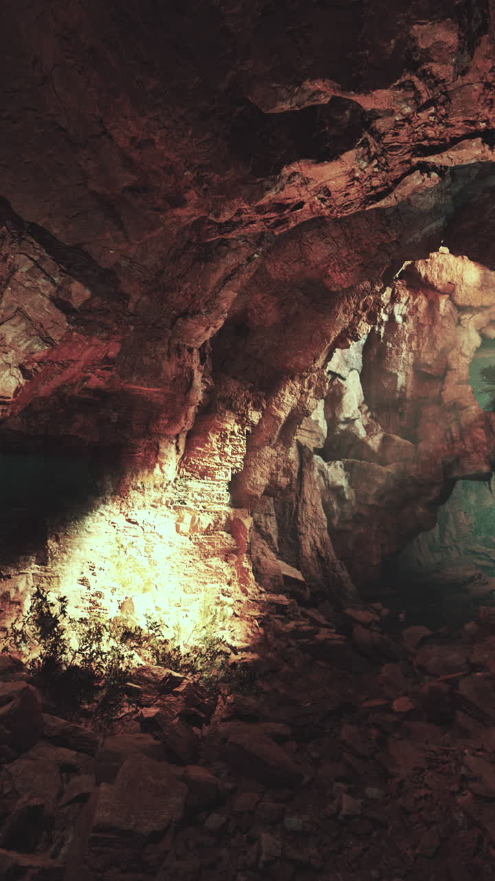explorando las profundidades de una misteriosa cueva