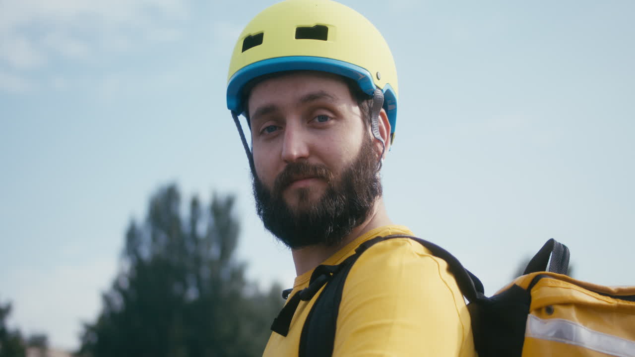 Delivery Person Portrait