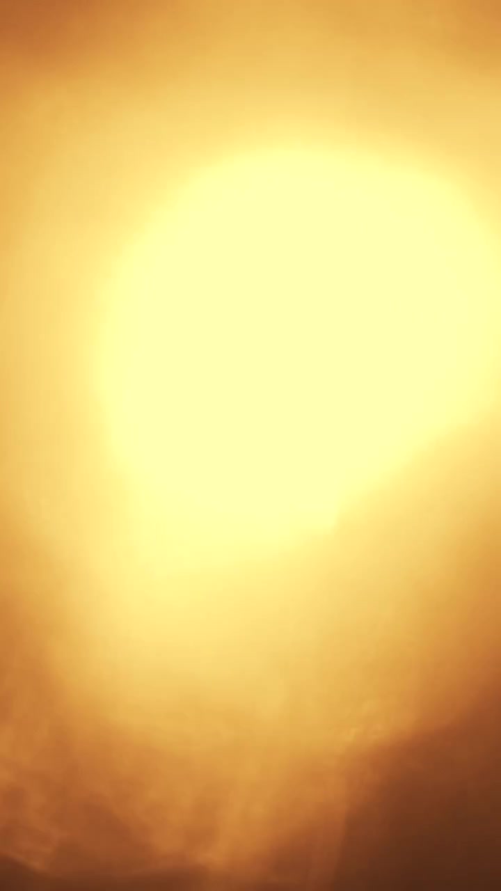 Abstract Golden Light Leaks and Lens Flares