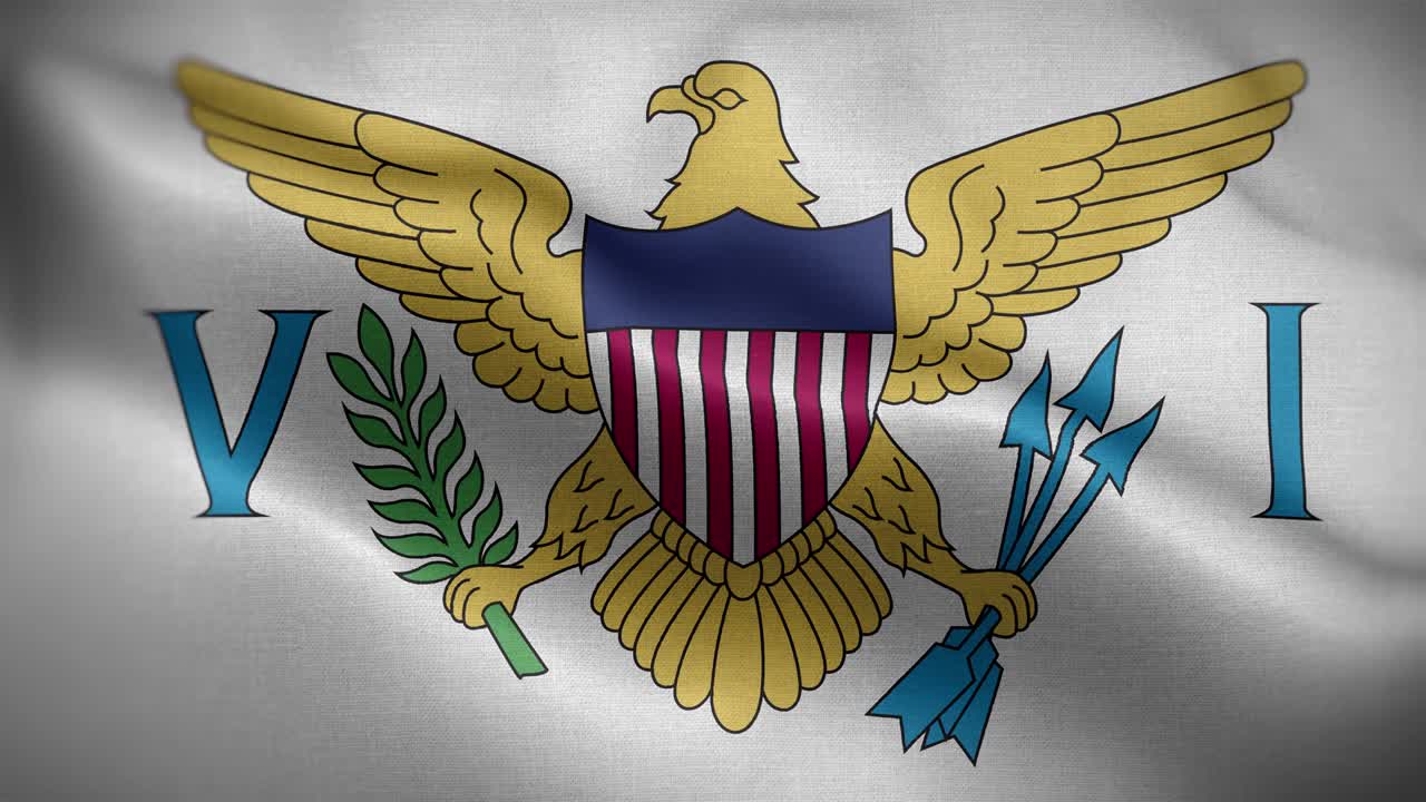 미국 버진 아일랜드 발 루프 배경 4k