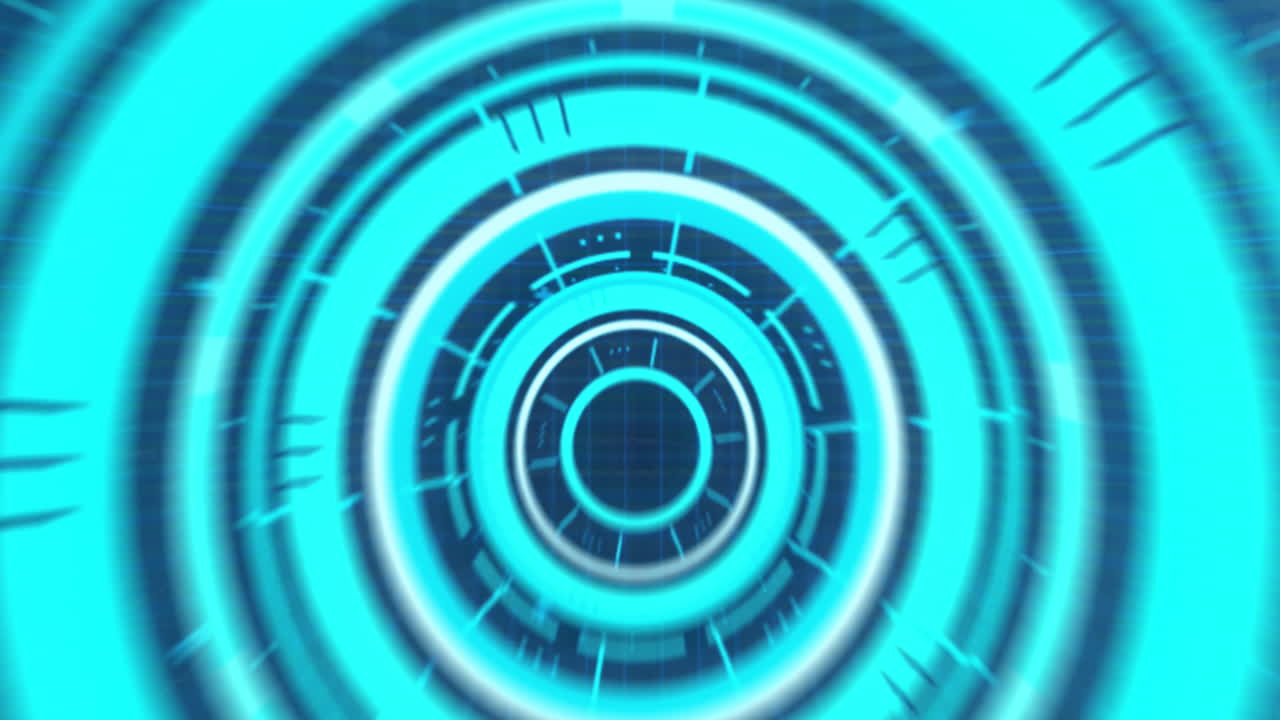 animación del alcance y procesamiento de datos a través de servidores informáticos