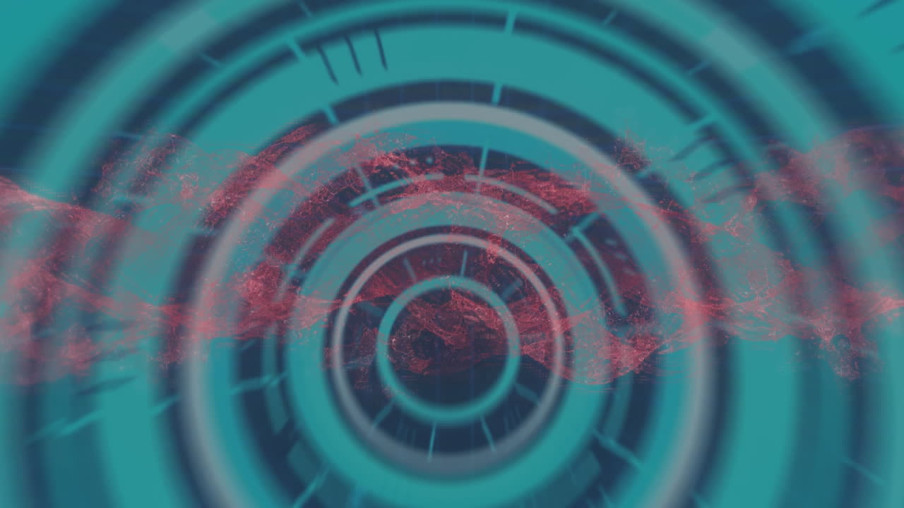 animación del escaneo del alcance, las conexiones y el procesamiento de datos.