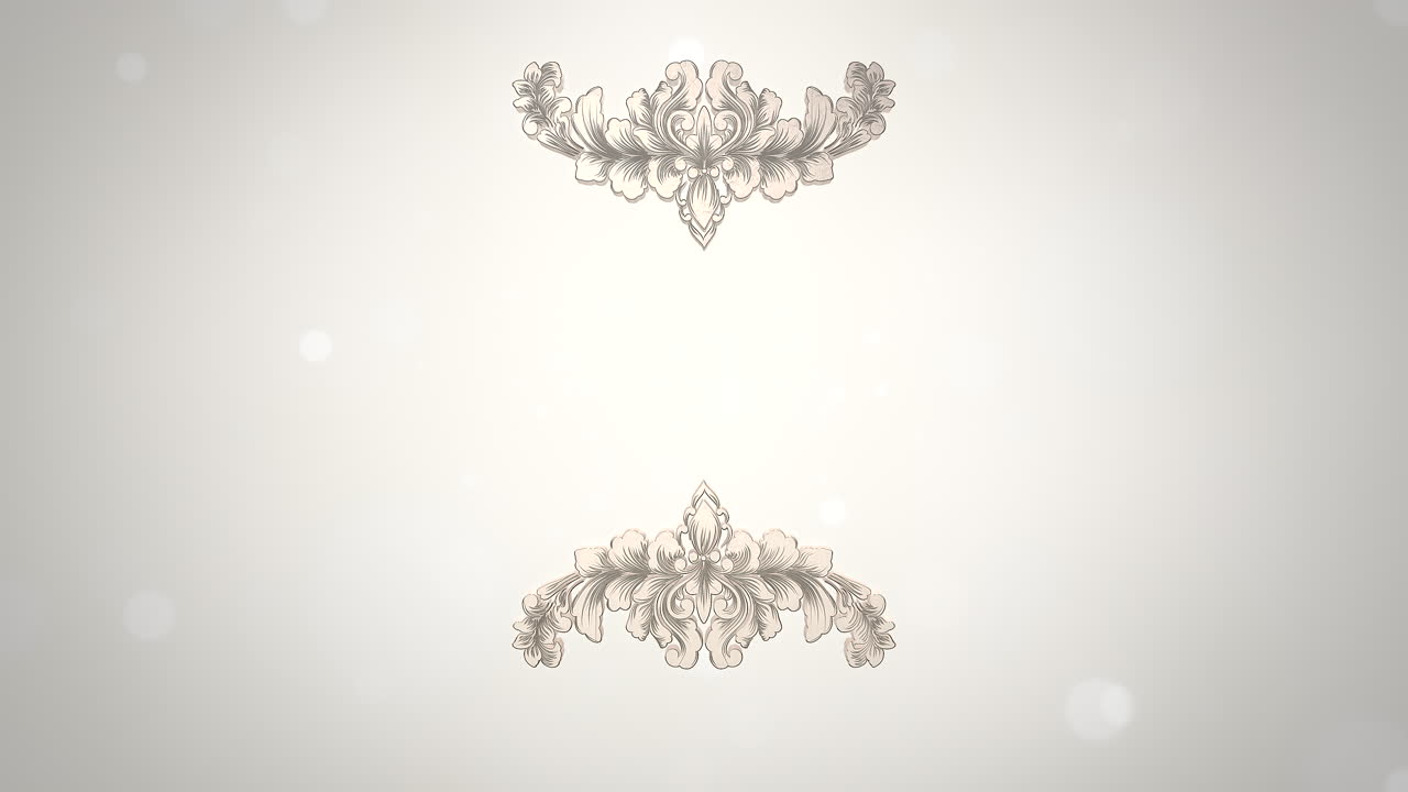 marco vintage de primer plano con movimiento de flores con fondo de boda 7