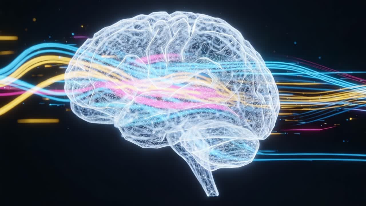 Exploring the Depths of Neural Networks: A Visual Representation of Brain Activity and Connectivity through Dynamic Light Waves