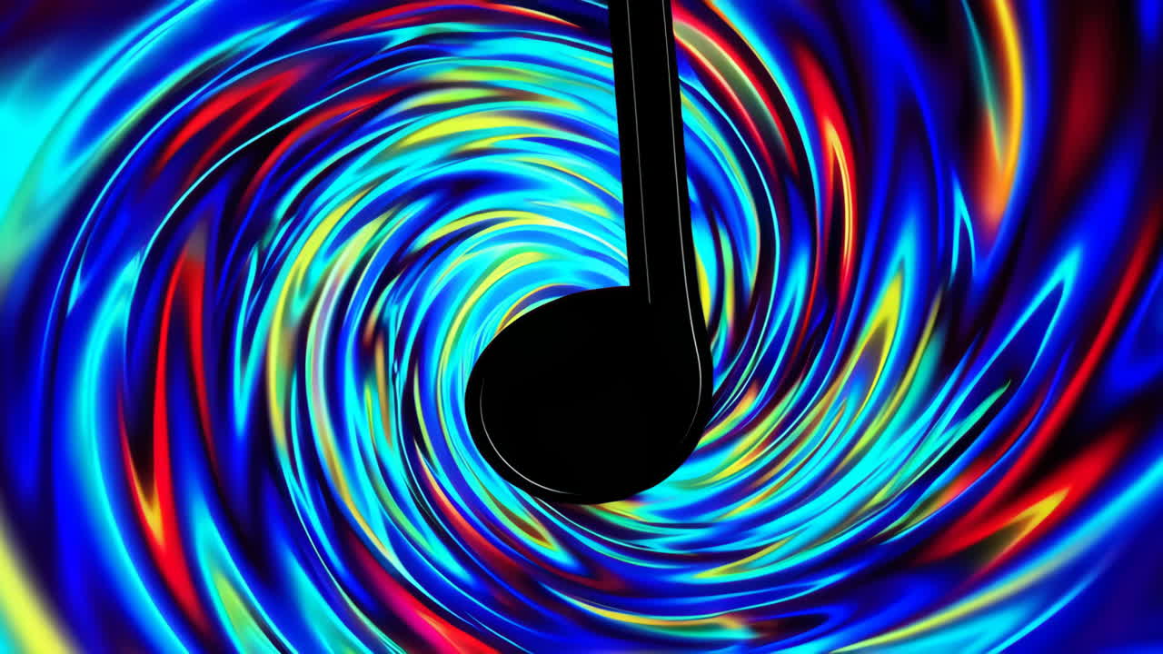 Psychedelic Music Note