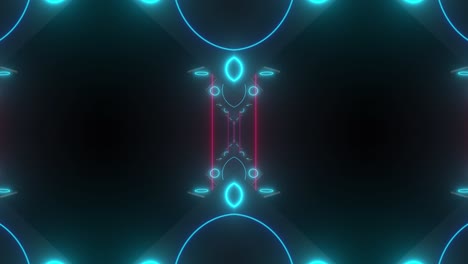 fondo abstracto geométrico de neón