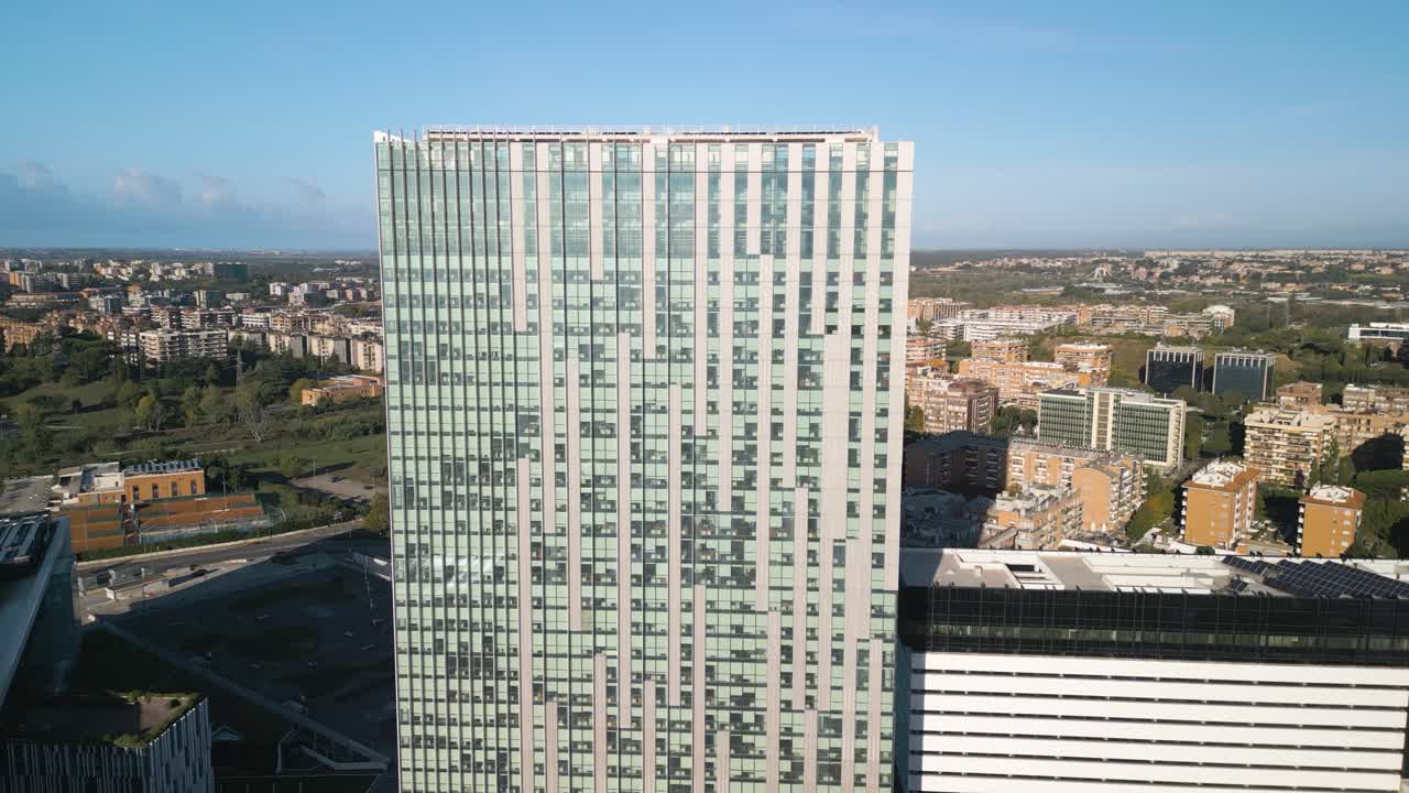 Aerial Pullback Reveals Torre Europarco