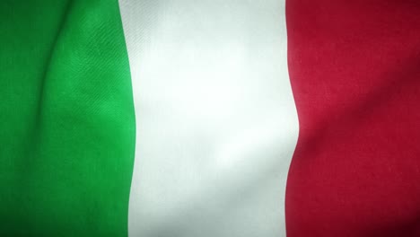 la bandera de italia ondeando en el viento