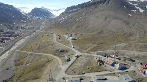 vuelo de drones en longyearbyen - capital de svalbard