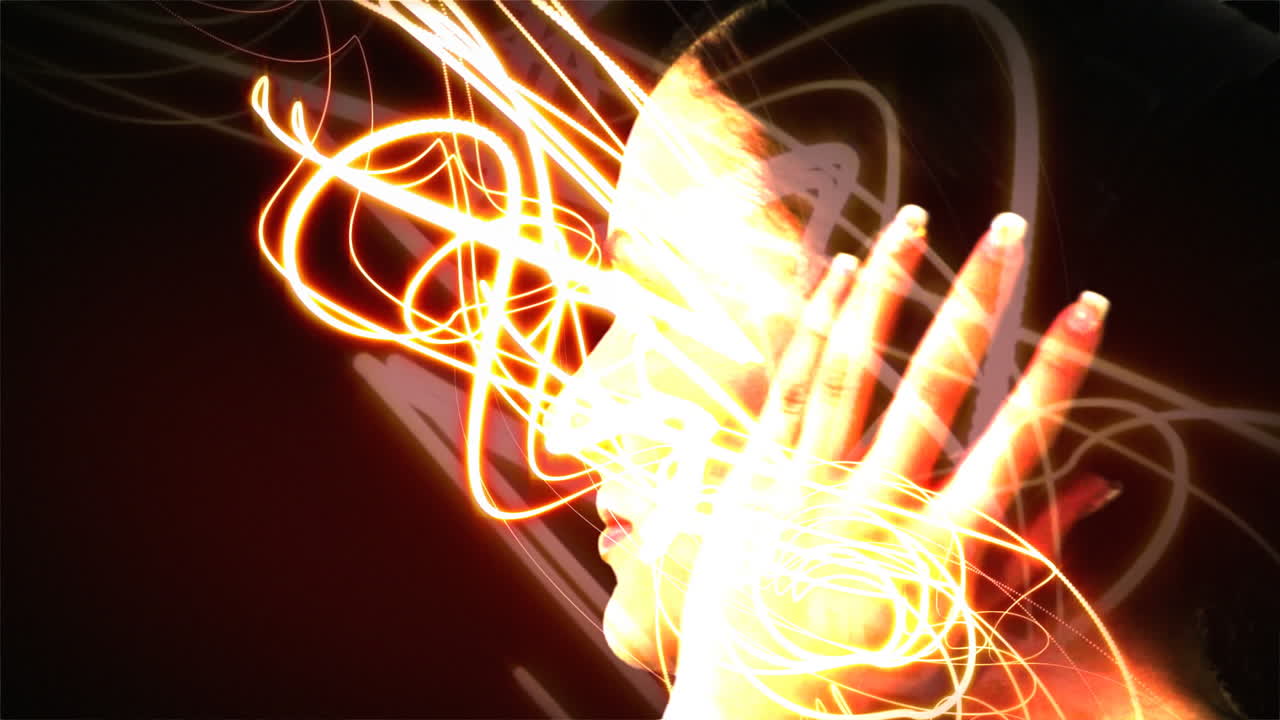 シルエット 女性 踊り