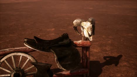 Horse-Saddle-on-the-Fence-in-Monument-Valley