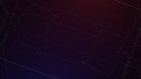 pantalla de computadora digital con elementos hud de neón
