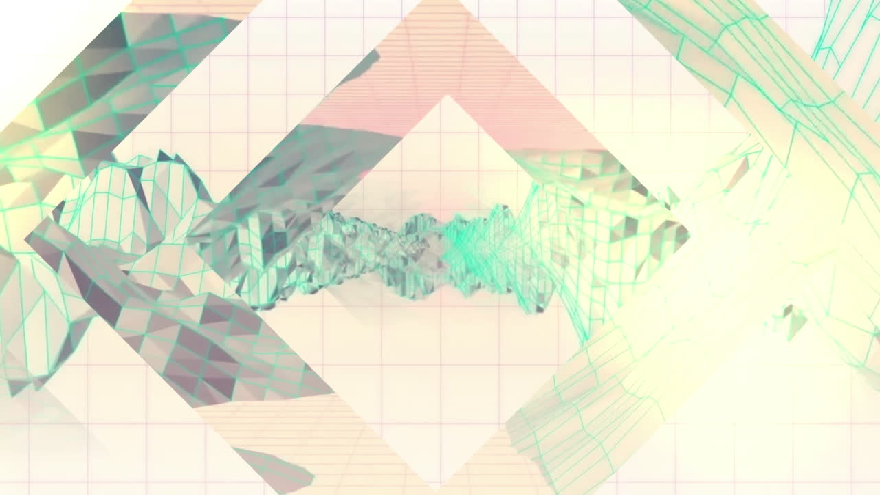 캐니언 배경 의 산 들 에 있는 거울 유리 다이아몬드 모양