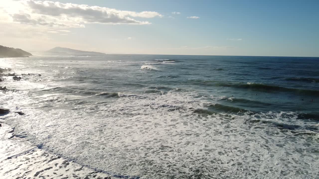 Coastal Seascape with Waves