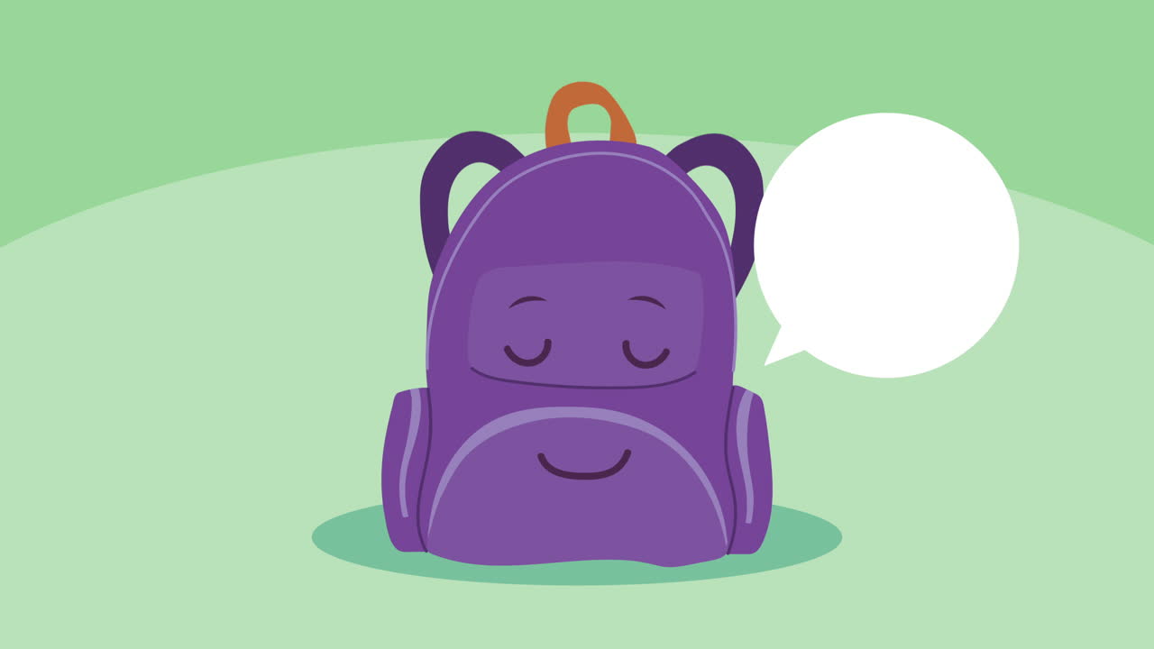 Cute Purple Backpack