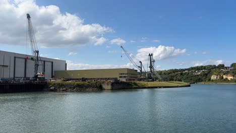 sunderland river wear north east england docks cranes factory wearside