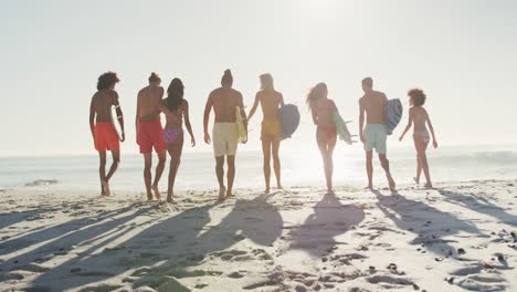 friends ready to go surf