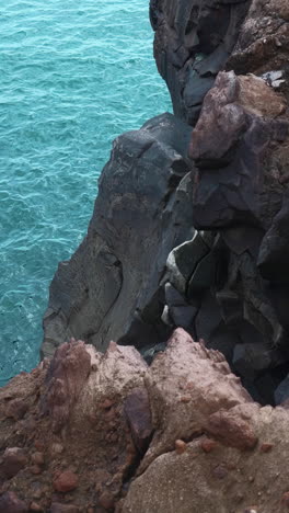 rocky coastline with turquoise water