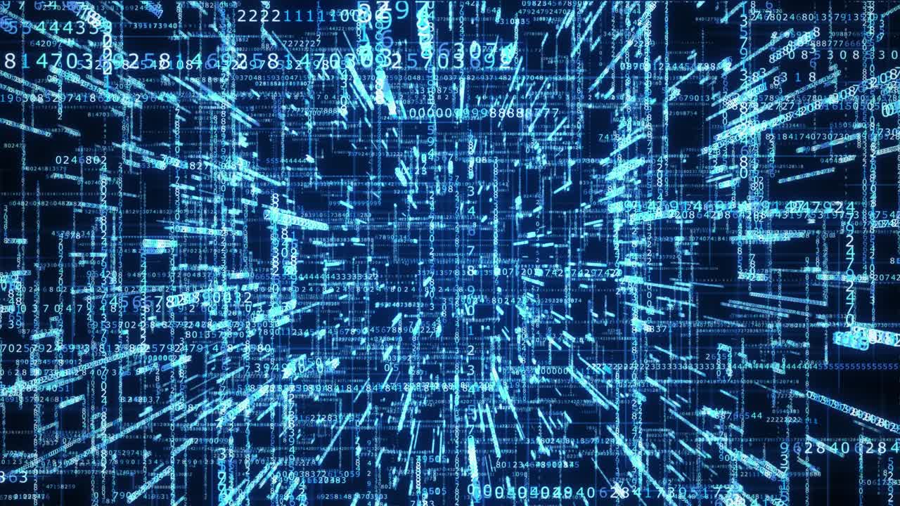 Binary Numbers in Futuristic Grid Digital Technology with AI and Data Networks