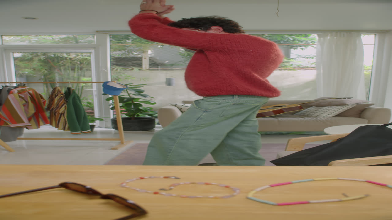 Gen Z Man Filming Short Video for Fashion Vlog