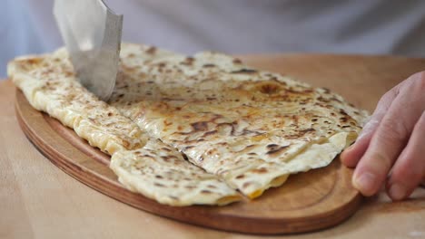 preparación de pide turco