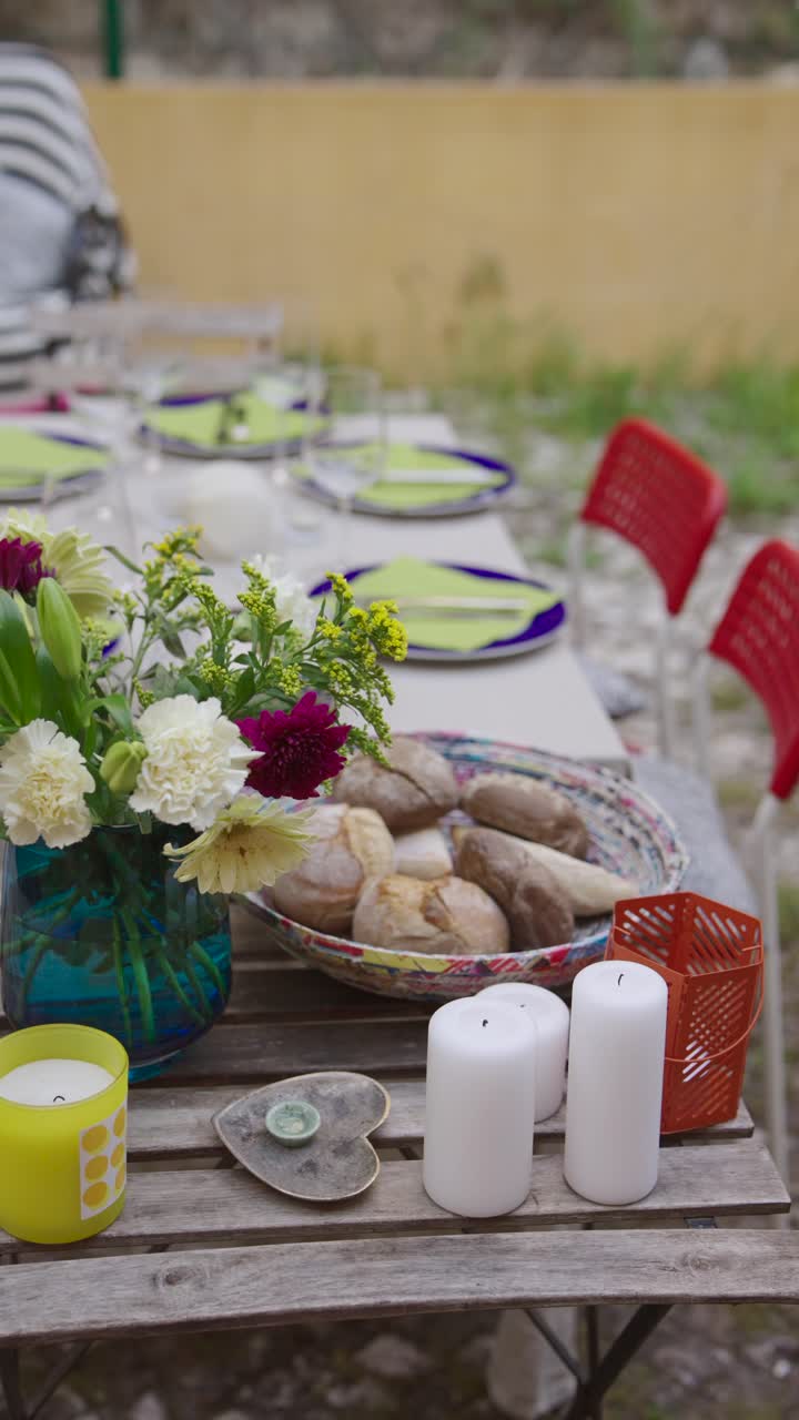 Outdoor Garden Dinner Party