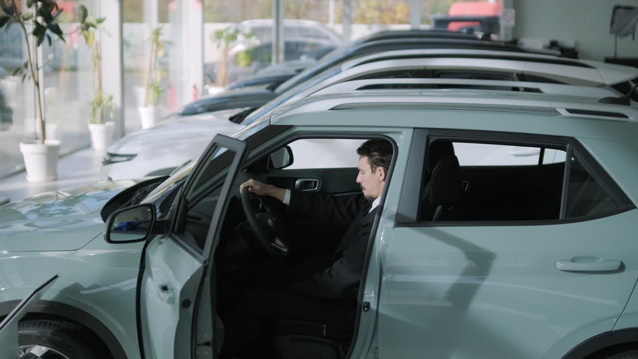 Cars at a dealership